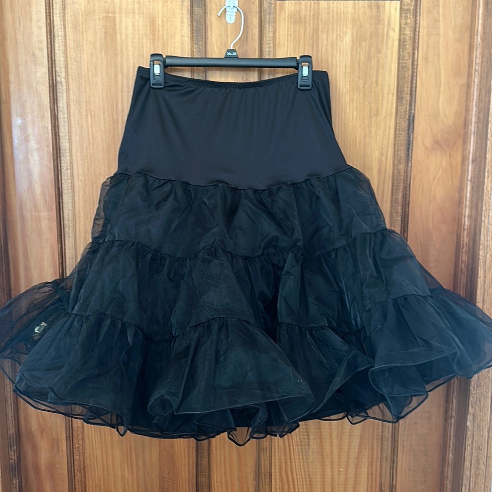 Black underskirt